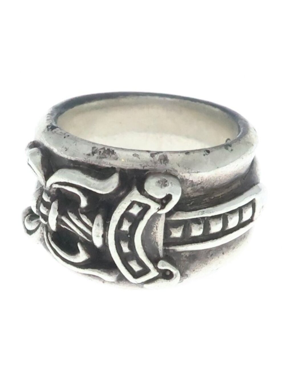Chrome Hearts Dagger Ring Silver